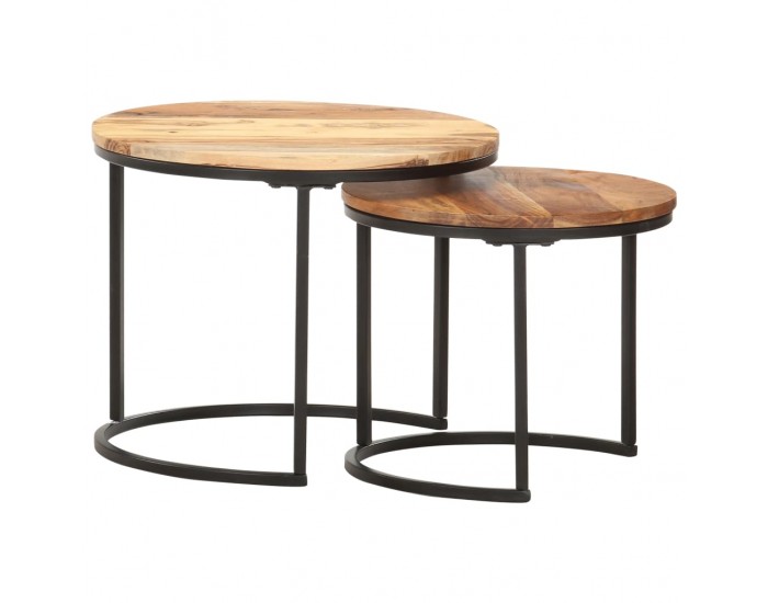 Sonata H Стифиращи маси, 2 бр, акация масив