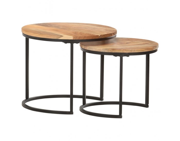 Sonata H Стифиращи маси, 2 бр, акация масив