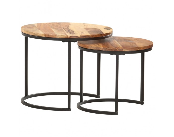 Sonata H Стифиращи маси, 2 бр, акация масив