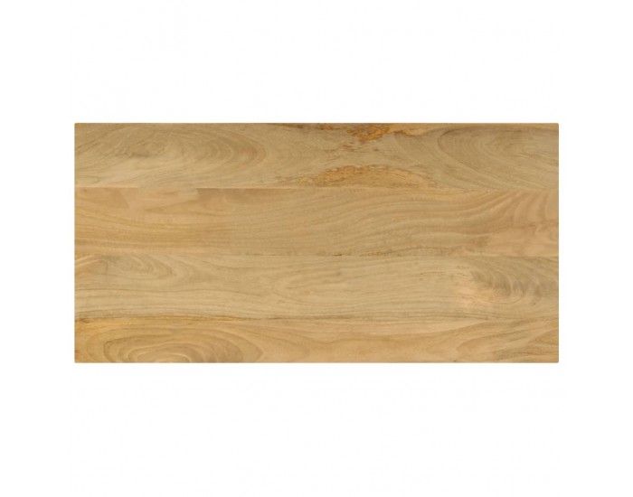 Sonata H Маса за кафе, 100x50x35 см, мангово дърво масив и стомана