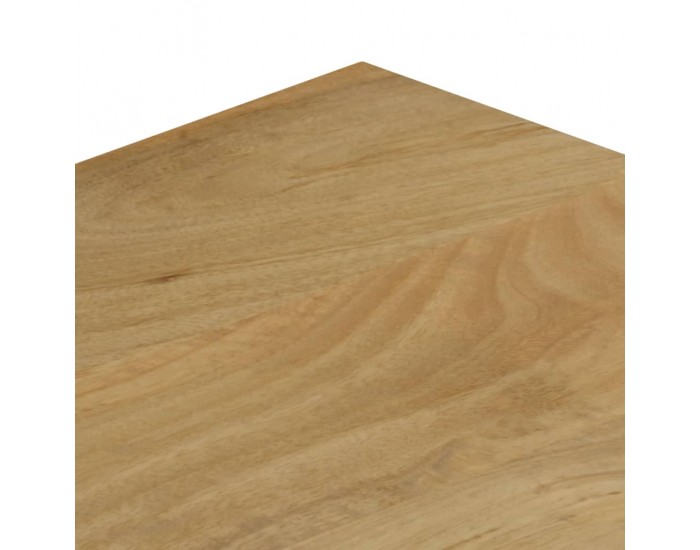 Sonata H Маса за кафе, 100x50x35 см, мангово дърво масив и стомана