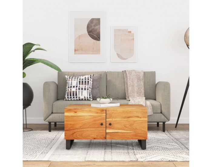 Sonata H Маса за кафе, 80x50x40 см, акация масив и инженерно дърво