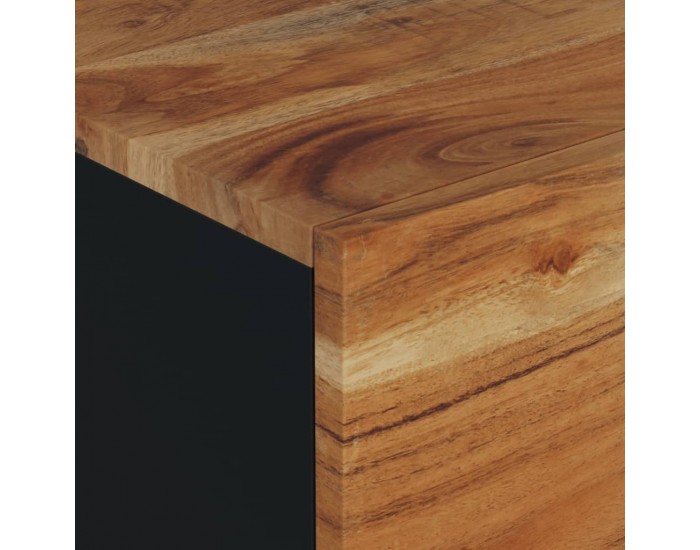 Sonata H Маса за кафе, 80x50x40 см, акация масив и инженерно дърво