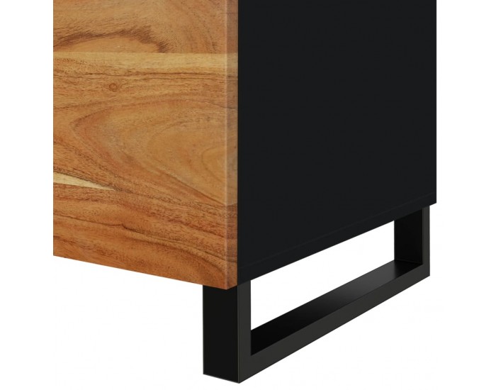 Sonata H Маса за кафе, 80x50x40 см, акация масив и инженерно дърво