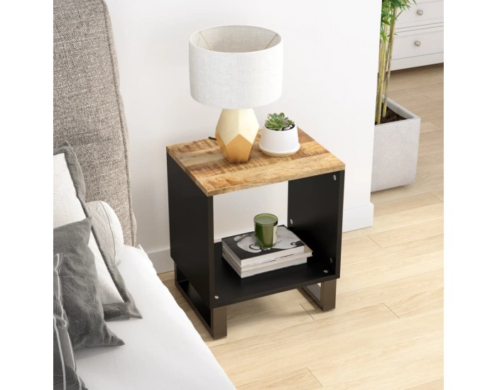 Sonata H Маса за кафе, 40x31x46 см, манго масив и инженерно дърво