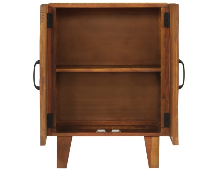 Sonata H Ръчно резбован бюфет 55x30x75 см масивно регенерирано дърво