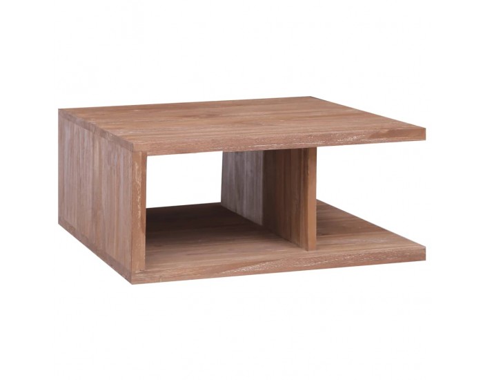 Sonata H Маса за кафе, 70x70x30 см, тиково дърво масив