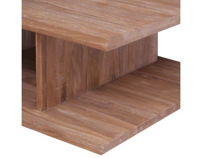Sonata H Маса за кафе, 70x70x30 см, тиково дърво масив
