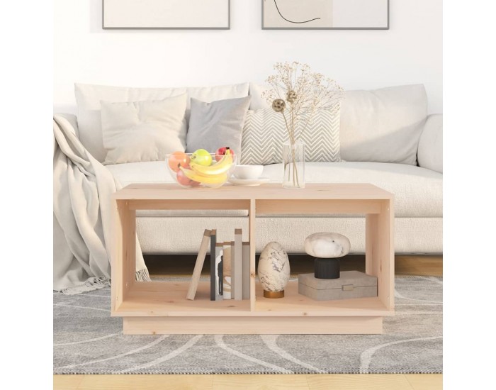 Sonata H Кафе маса, 80x50x40 см, борово дърво масив