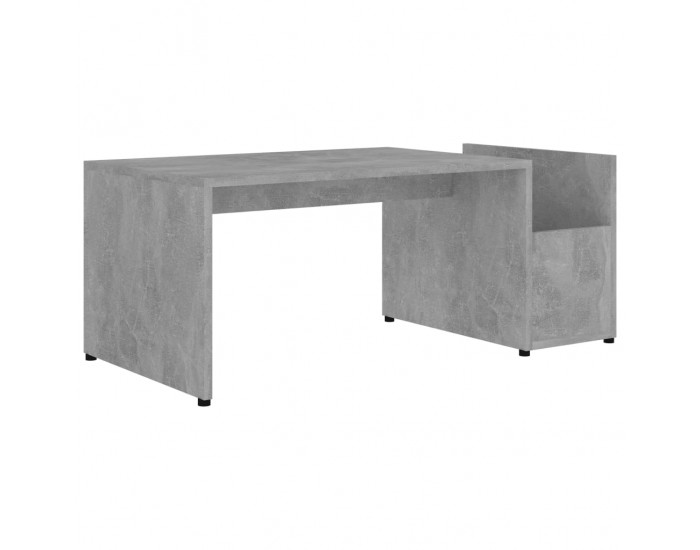 Sonata H Маса за кафе, бетонно сива, 90x45x35 см, инженерно дърво