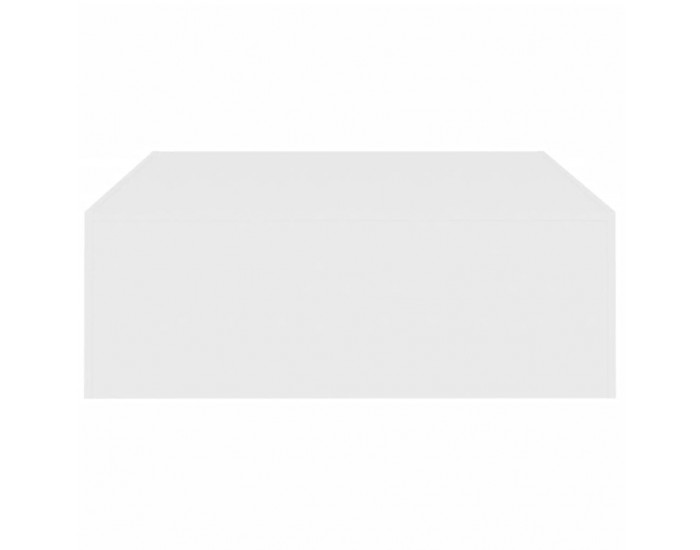 Sonata H Маса за кафе, бяла, 100x100x35 см, инженерно дърво