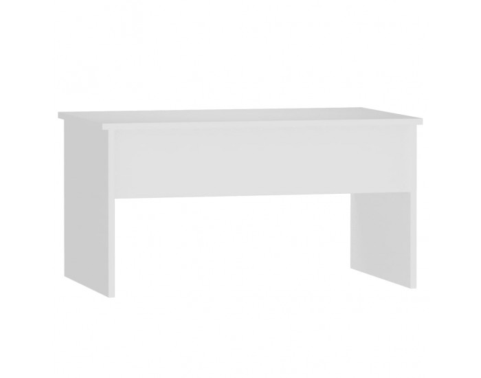 Sonata H Маса за кафе, бяла, 80x50,5x41,5 см, инженерно дърво