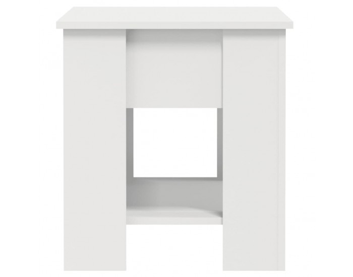 Sonata H Маса за кафе, бяла, 101x49x52 см, инженерно дърво