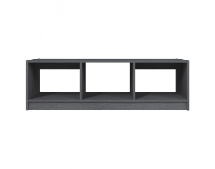 Sonata H Маса за кафе, сива, 110x50x34 см, борово дърво масив