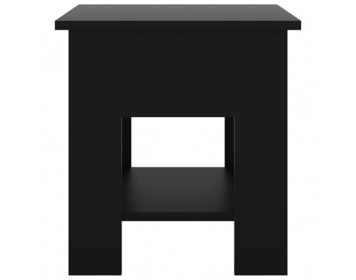 Sonata H Маса за кафе, черна, 40x40x42 см, инженерно дърво