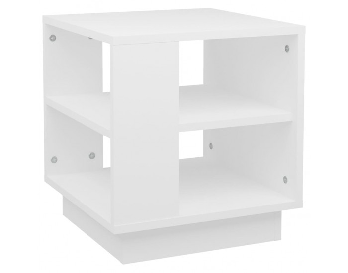 Sonata H Маса за кафе, бяла, 40x40x43 см, инженерно дърво