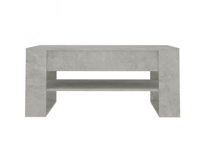 Sonata H Маса за кафе, бетонно сива, 102x55x45 см, инженерно дърво