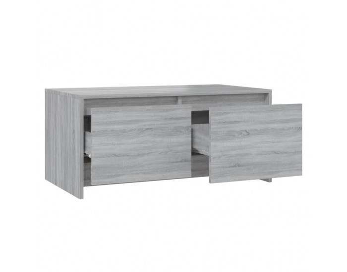 Sonata H Кафе маса, сив сонома, 90x50x41,5 см, инженерно дърво