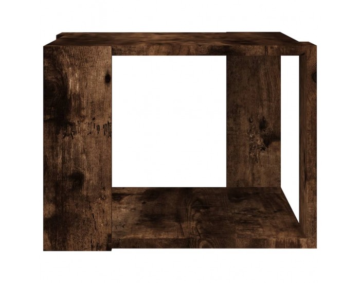 Sonata H Маса за кафе, опушен дъб, 40x40x30 см, инженерно дърво