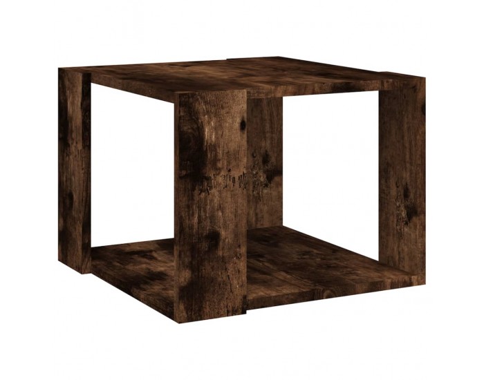 Sonata H Маса за кафе, опушен дъб, 40x40x30 см, инженерно дърво