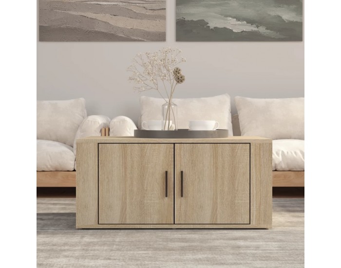 Sonata H Кафе маса, дъб сонома, 80x50x36 см, инженерно дърво