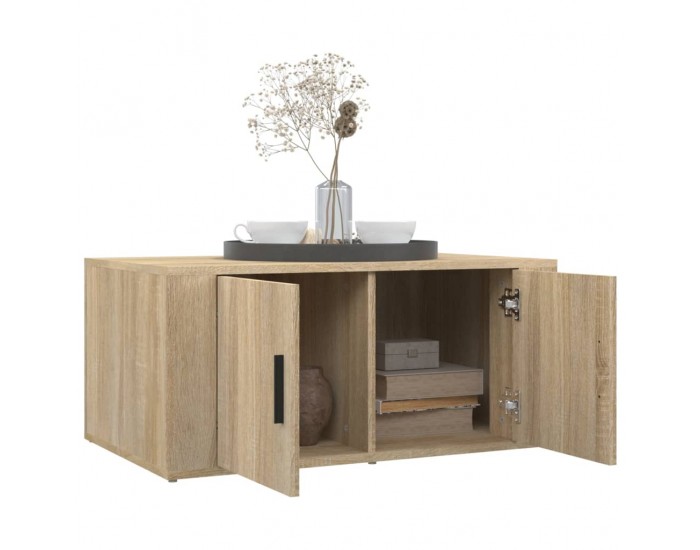 Sonata H Кафе маса, дъб сонома, 80x50x36 см, инженерно дърво