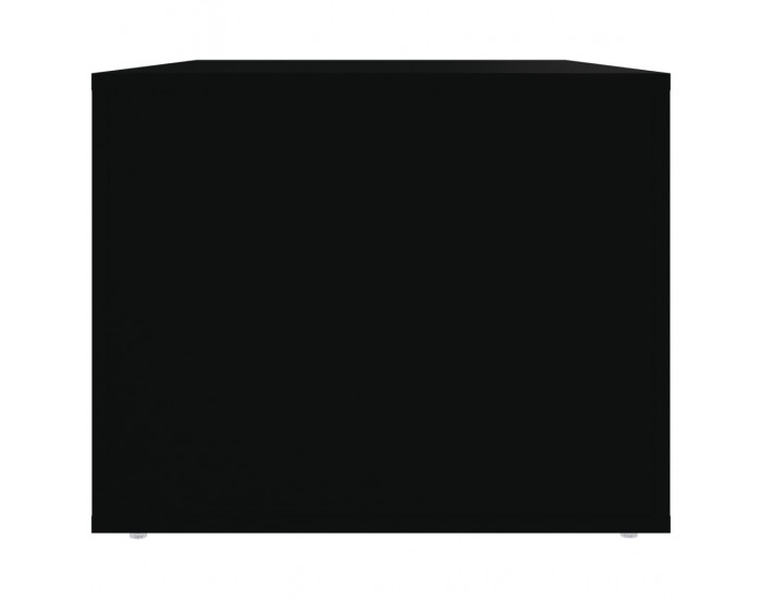 Sonata H Маса за кафе, черна, 80x50x40 см, инженерно дърво