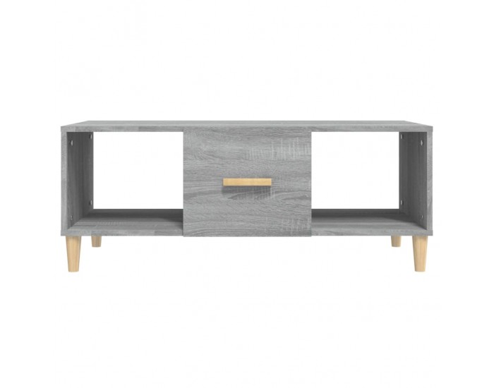 Sonata H Кафе маса, сив сонома, 102x50x40 см, инженерно дърво