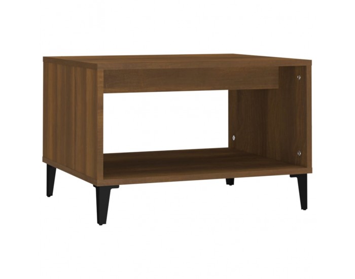 Sonata H Кафе маса, кафяв дъб, 60x50x40 см, инженерно дърво