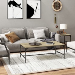 Sonata H Кафе маса, дъб сонома, 100x50x35 см, инженерно дърво - Холни маси
