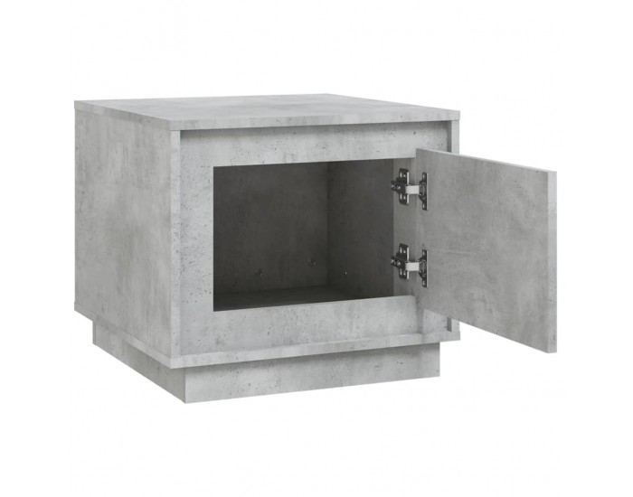 Sonata H Маса за кафе, бетонно сива, 51x50x44 см, инженерно дърво