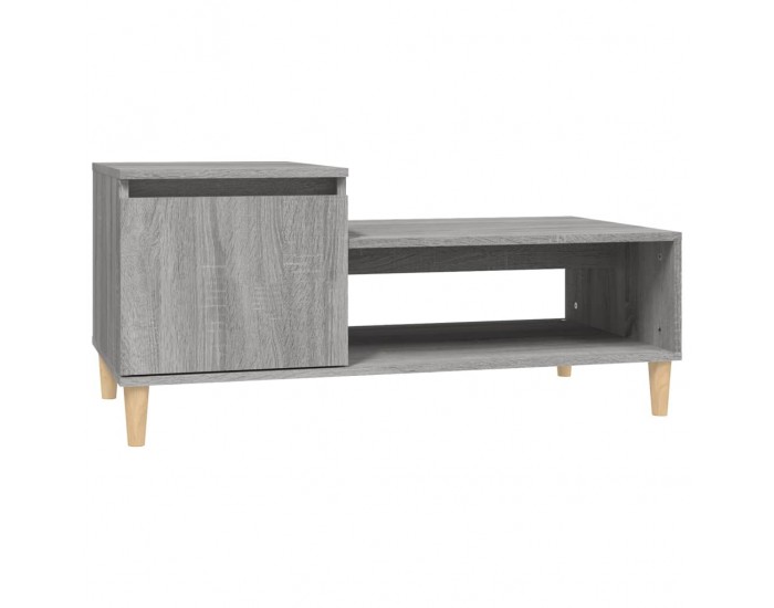 Sonata H Кафе маса, сив сонома, 100x50x45 см, инженерно дърво