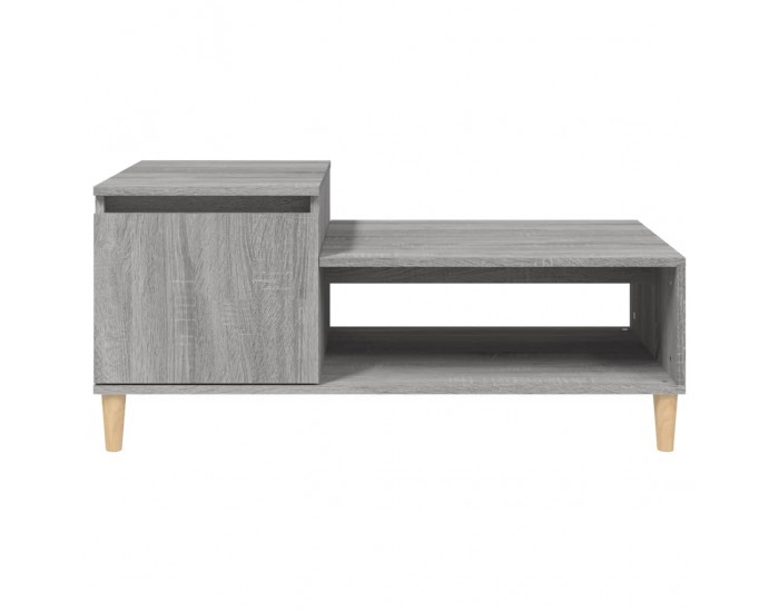 Sonata H Кафе маса, сив сонома, 100x50x45 см, инженерно дърво