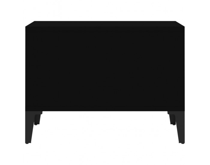 Sonata H Кафе маса, черна, 60x50x36,5 см, инженерно дърво