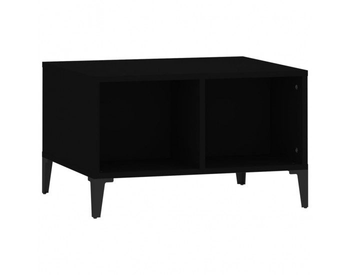 Sonata H Кафе маса, черна, 60x50x36,5 см, инженерно дърво