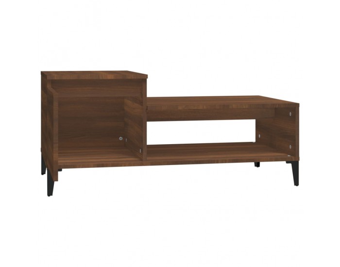 Sonata H Кафе маса, кафяв дъб, 100x50x45 см, инженерно дърво