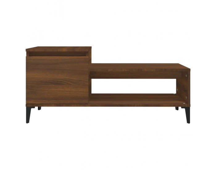 Sonata H Кафе маса, кафяв дъб, 100x50x45 см, инженерно дърво