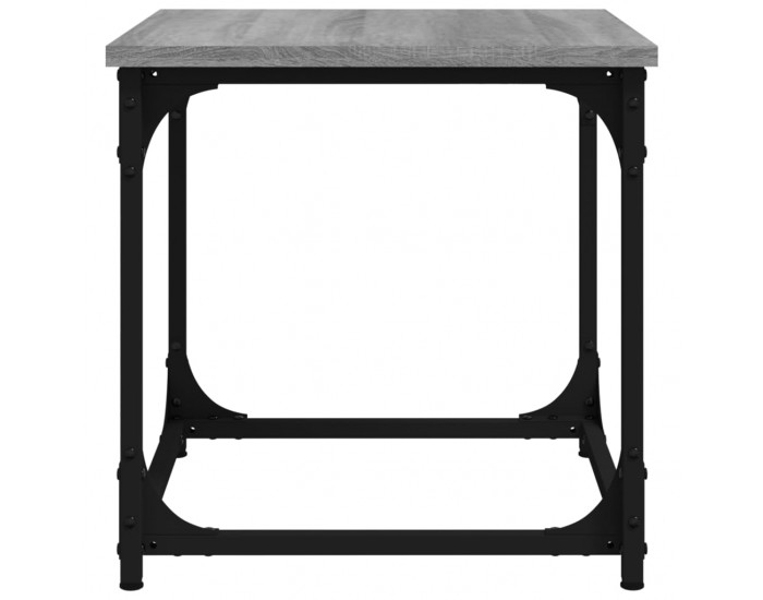 Sonata H Странична маса, cив сонома, 40x40x40 см, инженерно дърво