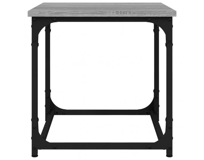 Sonata H Странична маса, cив сонома, 40x40x40 см, инженерно дърво