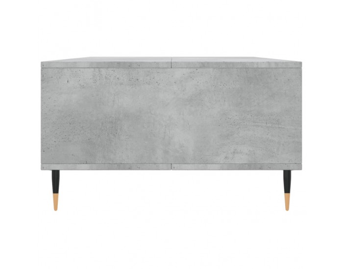 Sonata H Кафе маса, бетонно сива, 104x60x35 см, инженерно дърво