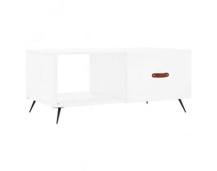 Sonata H Кафе маса, бяла, 90x50x40 см, инженерно дърво