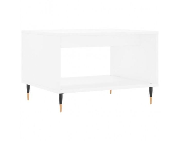 Sonata H Маса за кафе, бяла, 60x50x40 см, инженерно дърво