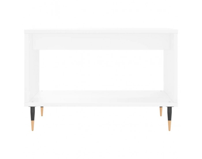 Sonata H Маса за кафе, бяла, 60x50x40 см, инженерно дърво