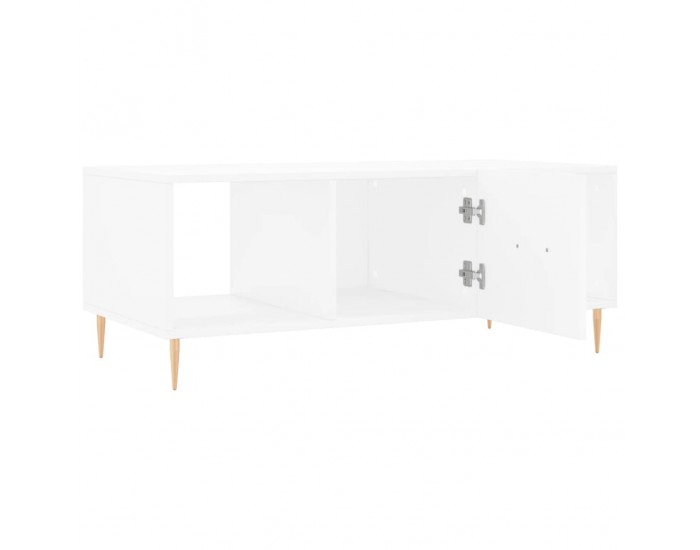 Sonata H Маса за кафе, бяла, 102x50x40 см, инженерно дърво