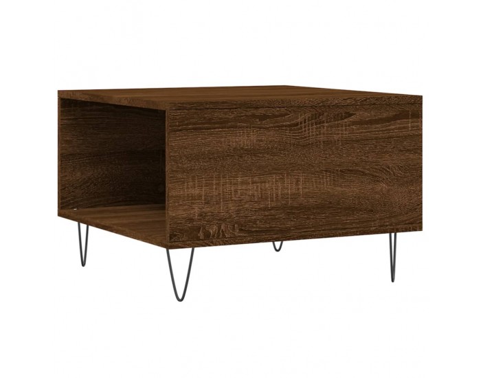 Sonata H Кафе маса, кафяв дъб, 55x55x36,5 см, инженерно дърво