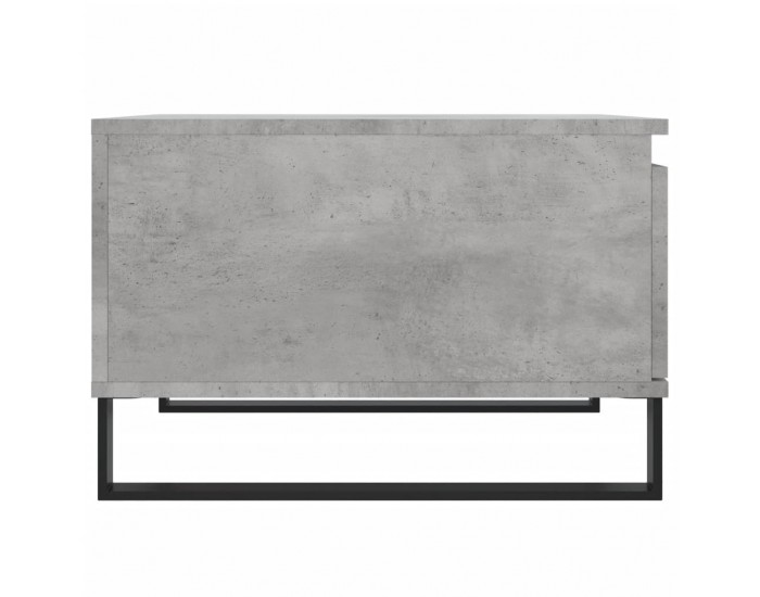 Sonata H Маса за кафе, бетонно сива, 55x55x36,5 см, инженерно дърво