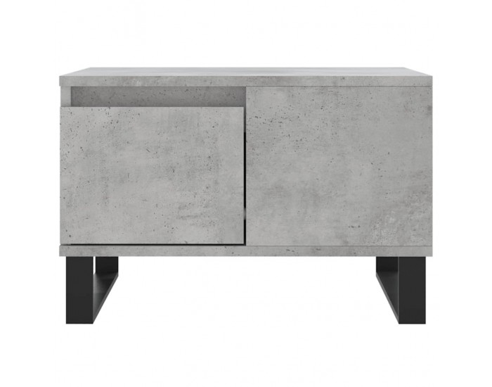 Sonata H Маса за кафе, бетонно сива, 55x55x36,5 см, инженерно дърво