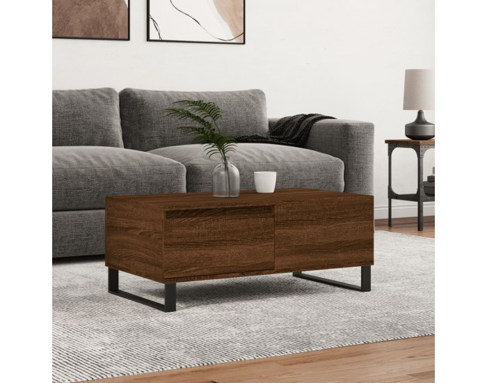 Sonata H Кафе маса, кафяв дъб, 90x50x36,5 см, инженерно дърво