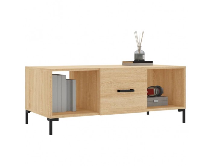 Sonata H Кафе маса, дъб сонома, 102x50x40 см, инженерно дърво