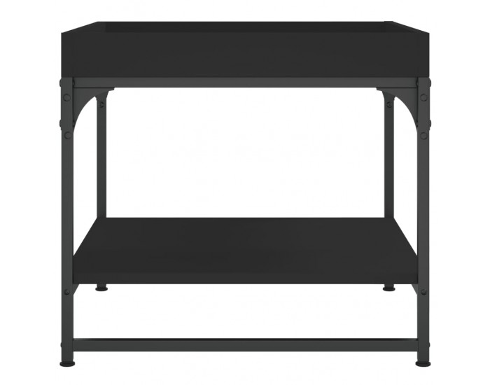 Sonata H Маса за кафе, черна, 49,5x49,5x45 см, инженерно дърво